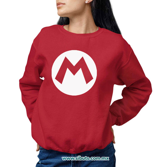 Sudadera Mujer Cuello Redondo Super Mario Bros