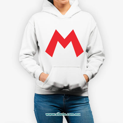 Sudadera Mujer Gorro Super Mario Bross Rojo