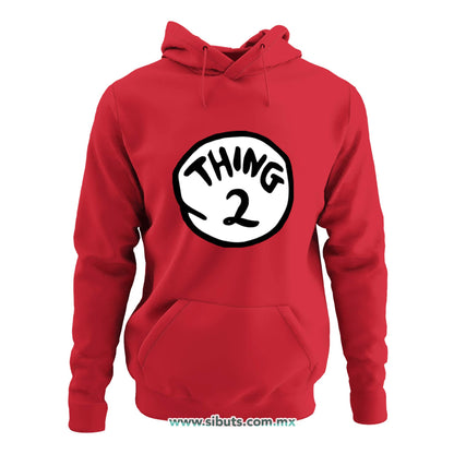 Sudadera Mujer Gorro Dr. Seuss Thing 2