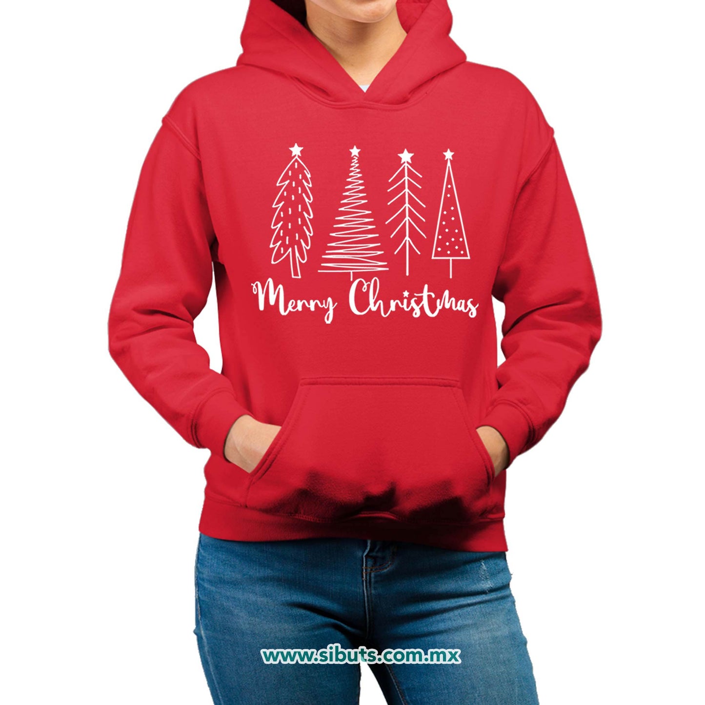 Sudadera Mujer Gorro Merry Christmas