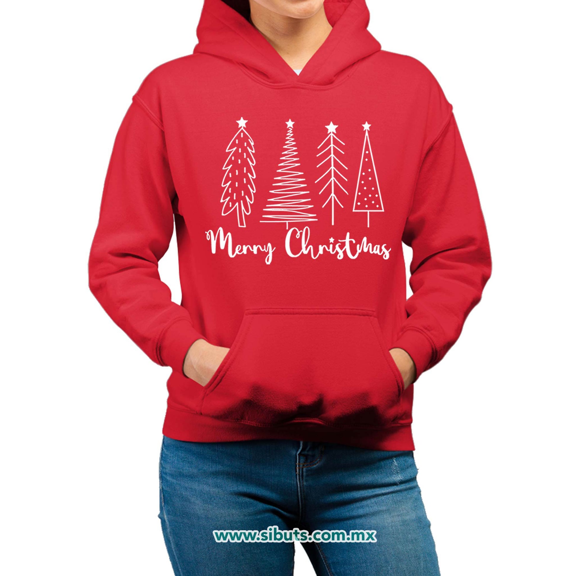 Sudadera Mujer Gorro Merry Christmas