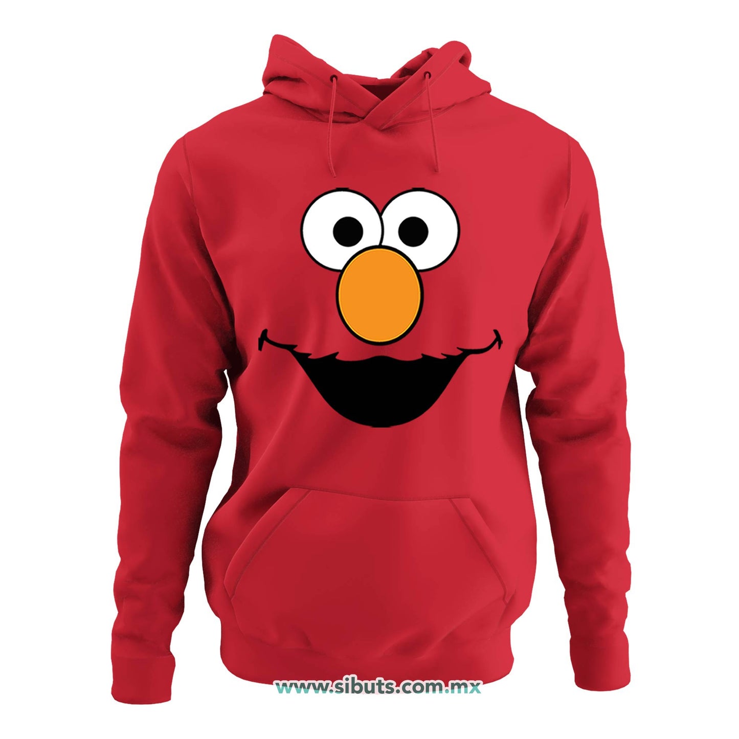 Sudadera Mujer Gorro Plaza Sesamo Elmo