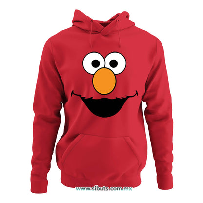 Sudadera Mujer Gorro Plaza Sesamo Elmo