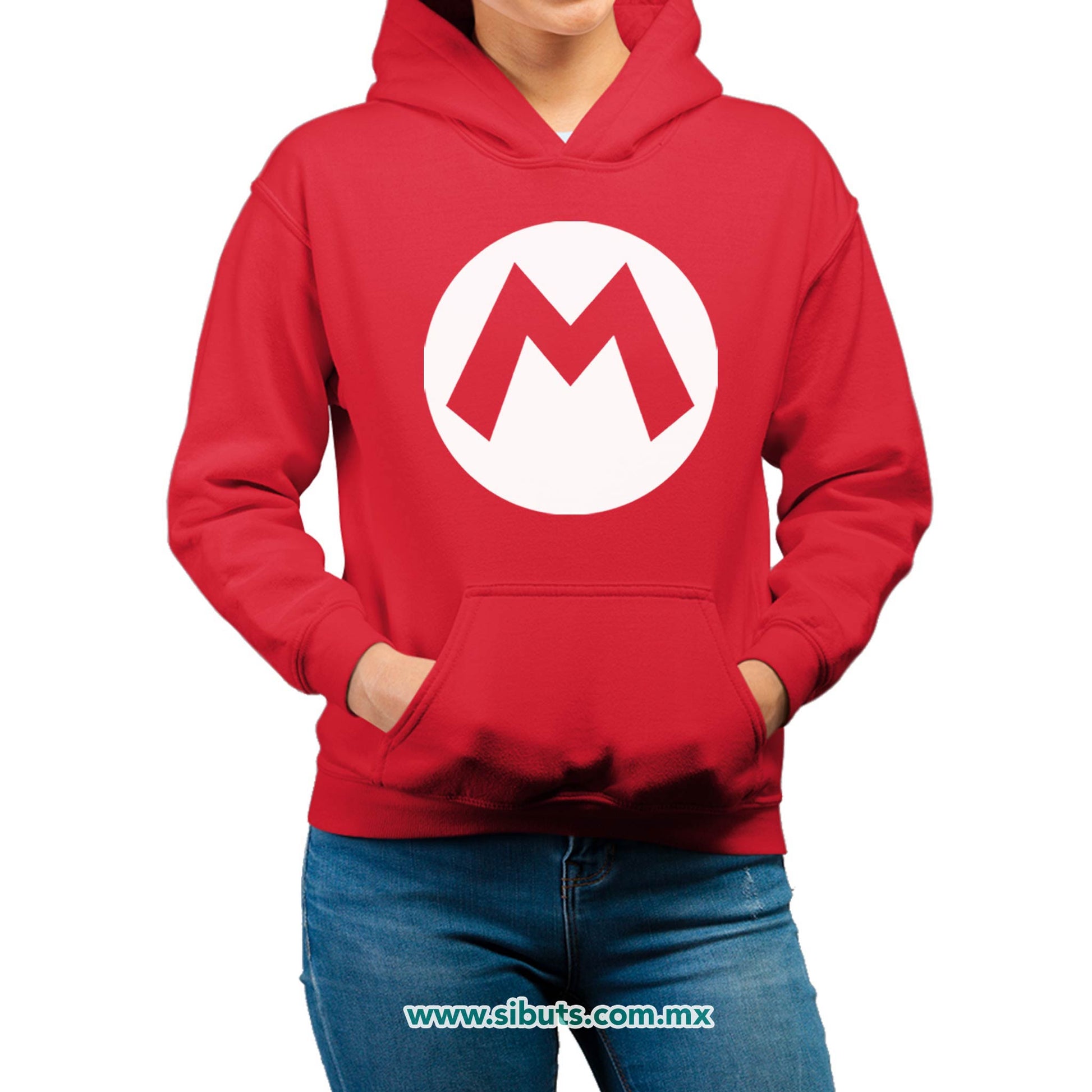 Sudadera Mujer Gorro Super Mario Bros
