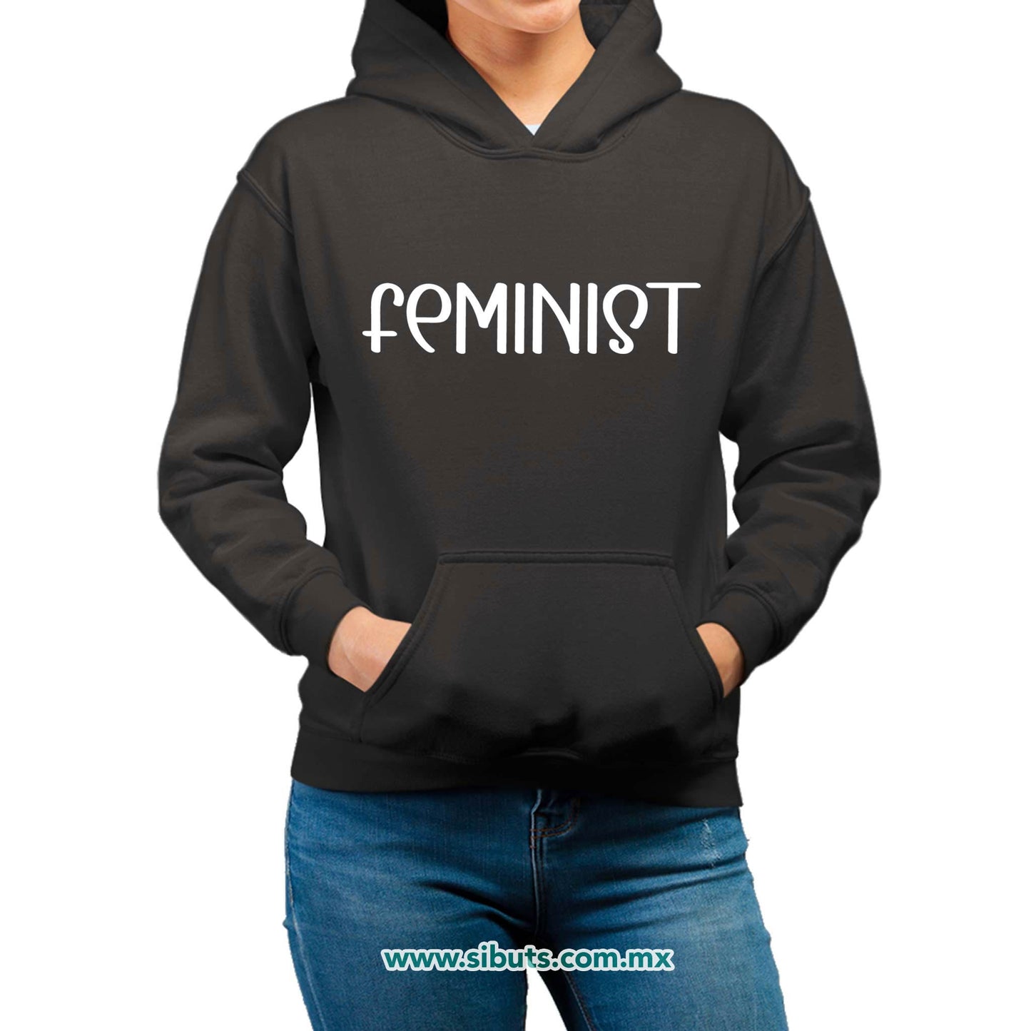 Sudadera Mujer Gorro Feminista