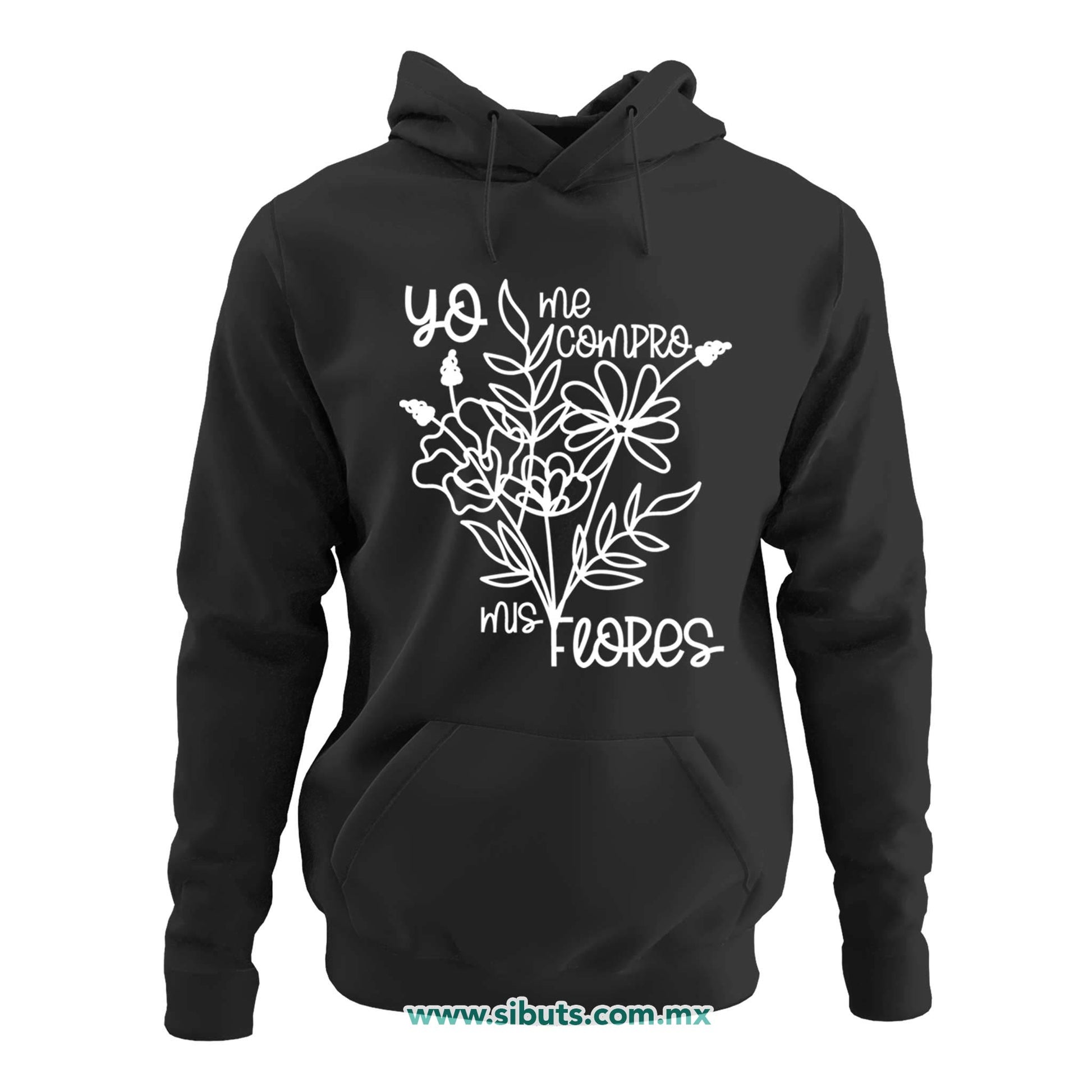 Sudadera Mujer Gorro Feminista Yo Me Compro Mis Flores