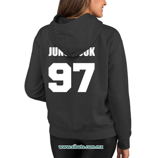 Sudadera Mujer Gorro K pop BTS Jung Kook 97