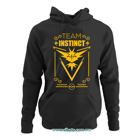 Sudadera Mujer Gorro Pokemon Go Team Instinct