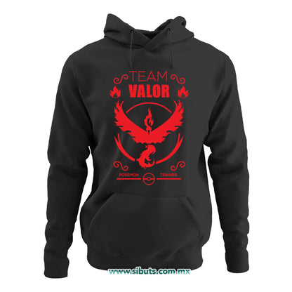 Sudadera Mujer Gorro Pokemon Go Team Valor