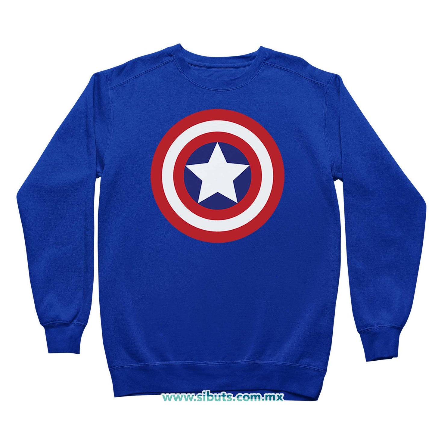 Sudadera Niño Cuello Redondo Capitan America