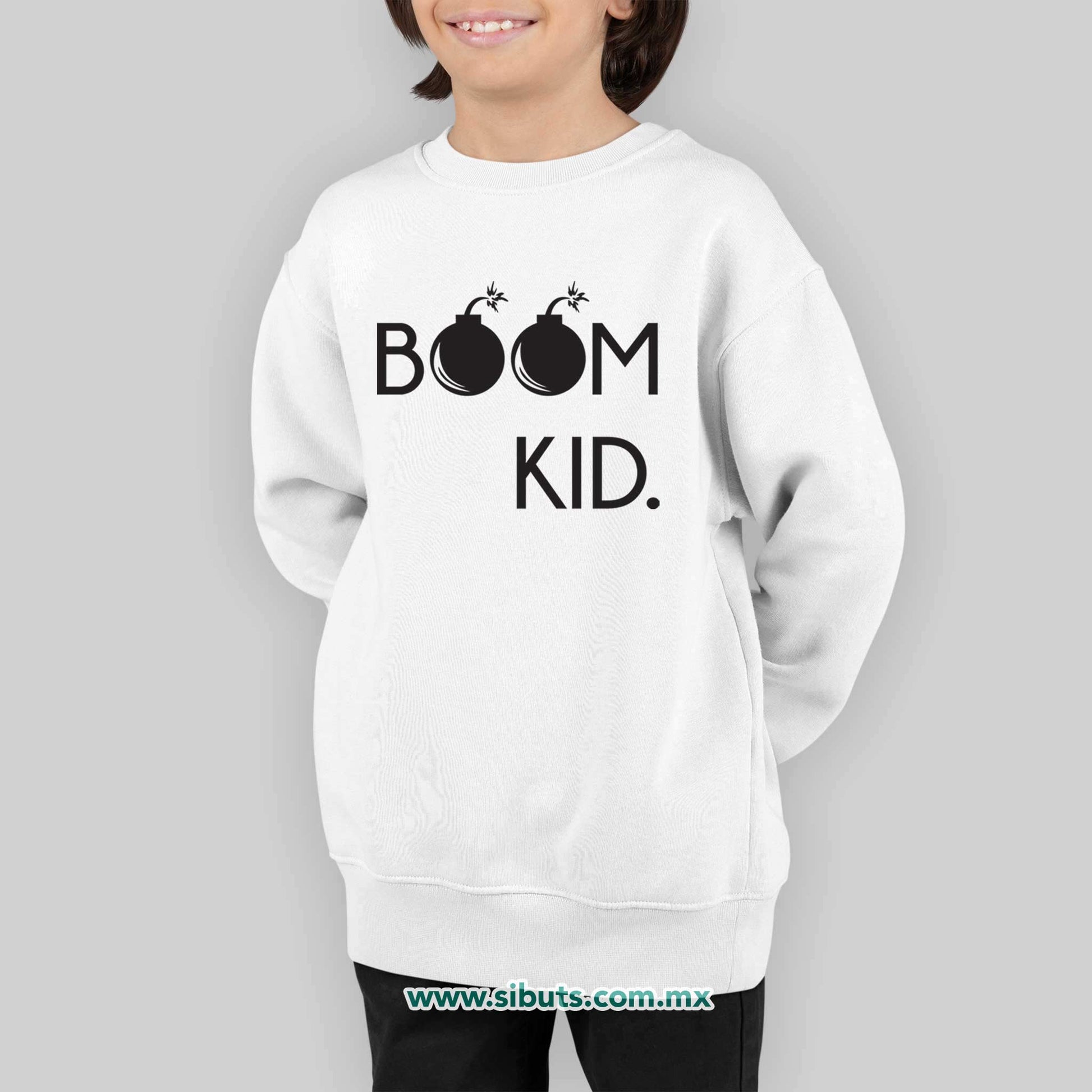 Sudadera Niño Cuello Redondo Boom Kid