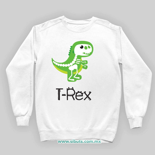 Sudadera Niño Cuello Redondo Dinosaurio T Rex