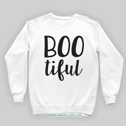 Sudadera Niño Cuello Redondo Halloween Boo Tiful