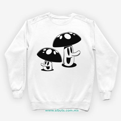 Sudadera Niño Cuello Redondo Mushrooms Hongos
