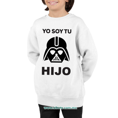 Sudadera Niño Cuello Redondo Star Wars Darth Vader Yo Soy Tu Hijo
