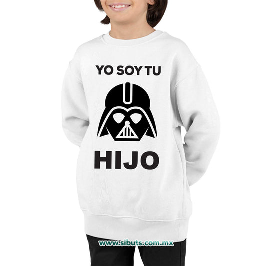 Sudadera Niño Cuello Redondo Star Wars Darth Vader Yo Soy Tu Hijo