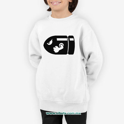 Sudadera Niño Cuello Redondo Super Mario Bross Bullet