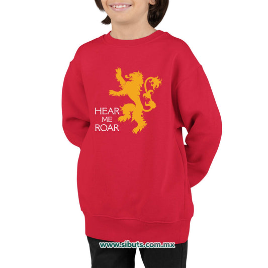 Sudadera Niño Cuello Redondo Game Of Thrones House Lanister