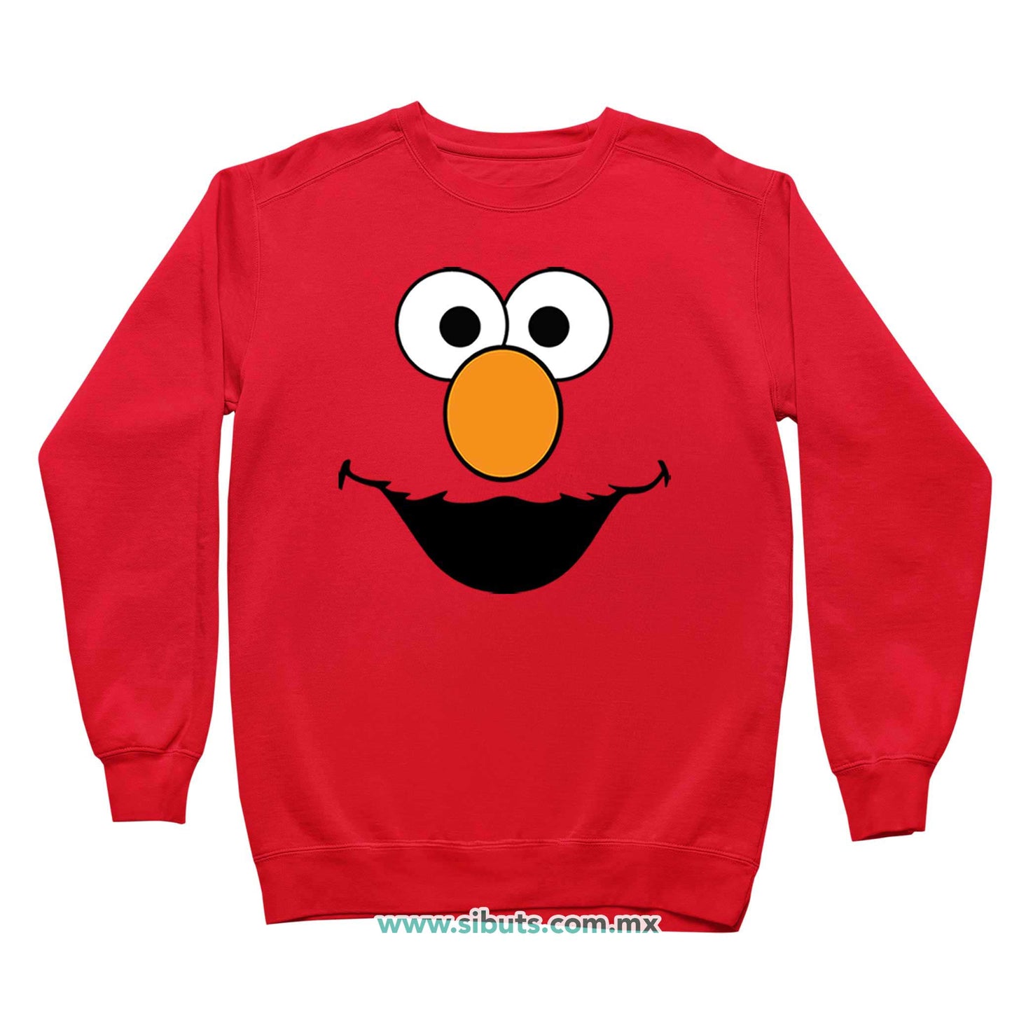 Sudadera Niño Cuello Redondo Plaza Sesamo Elmo