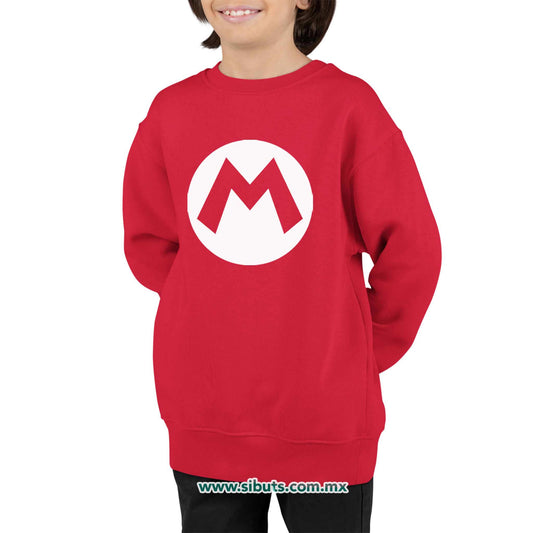 Sudadera Niño Cuello Redondo Super Mario Bros