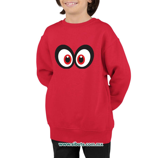 Sudadera Niño Cuello Redondo Super Mario Odissey Cappy