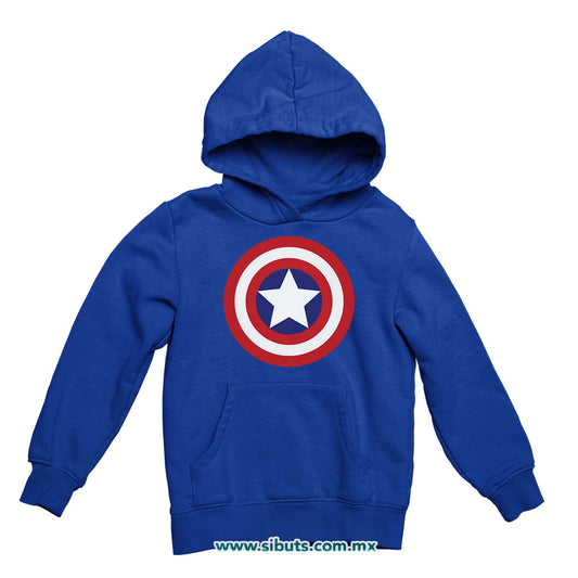 Sudadera Niño Gorro Capitan America