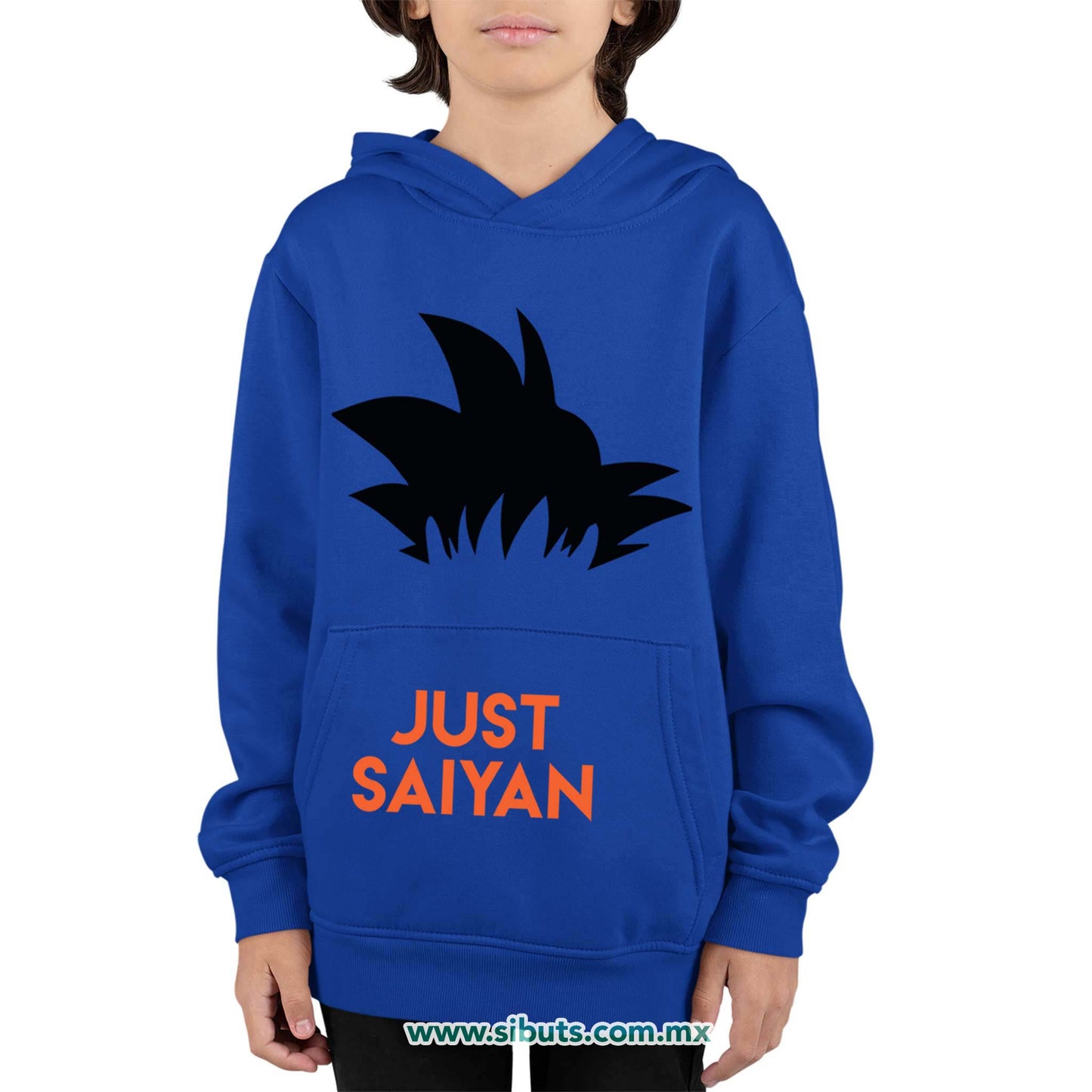 Sudadera Niño Gorro Dragon Ball Goku Just Saiyan