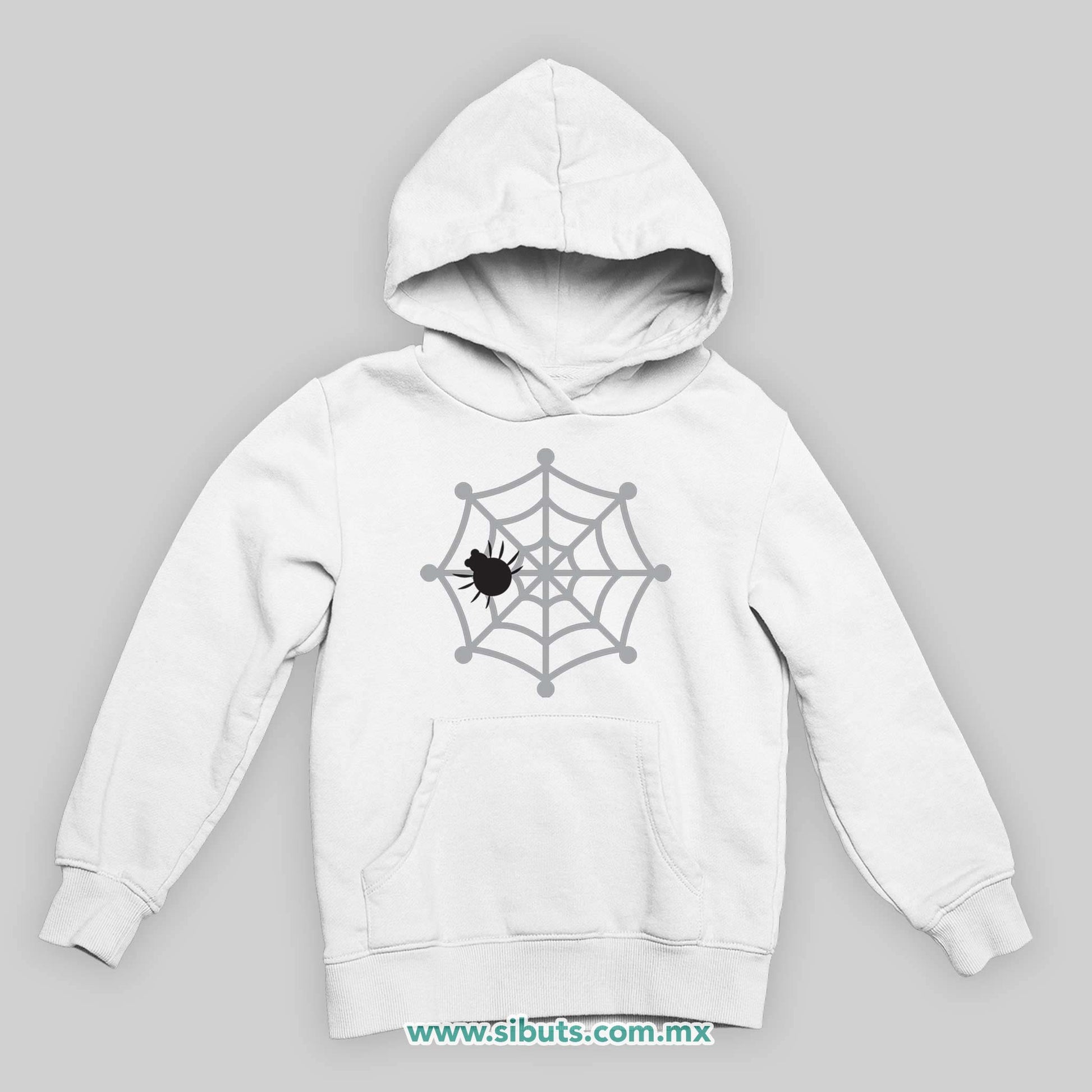 Sudadera Niño Gorro Araña en Telaraña