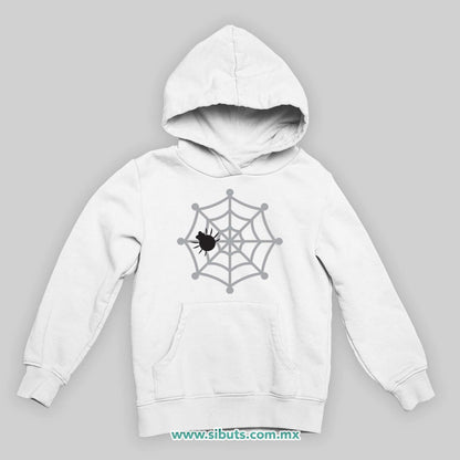 Sudadera Niño Gorro Araña en Telaraña