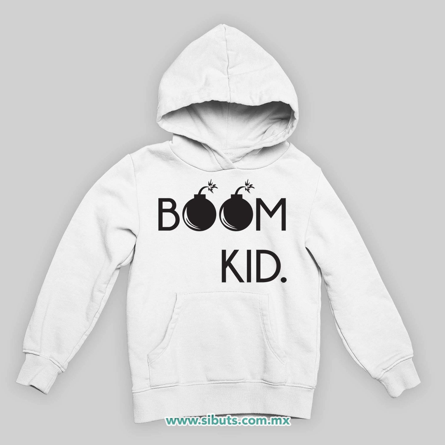 Sudadera Niño Gorro Boom Kid