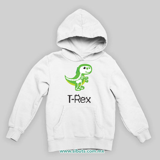 Sudadera Niño Gorro Dinosaurio T Rex