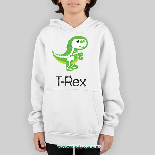 Sudadera Niño Gorro Dinosaurio T Rex