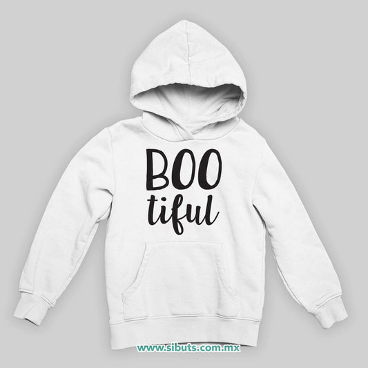 Sudadera Niño Gorro Halloween Boo Tiful