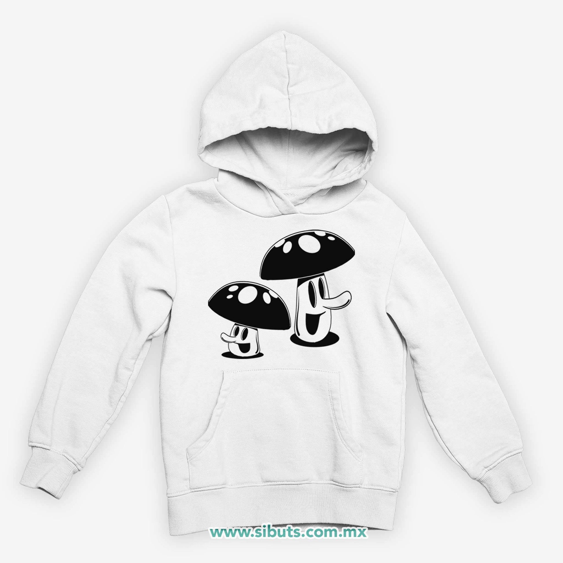 Sudadera Niño Gorro Mushrooms Hongos