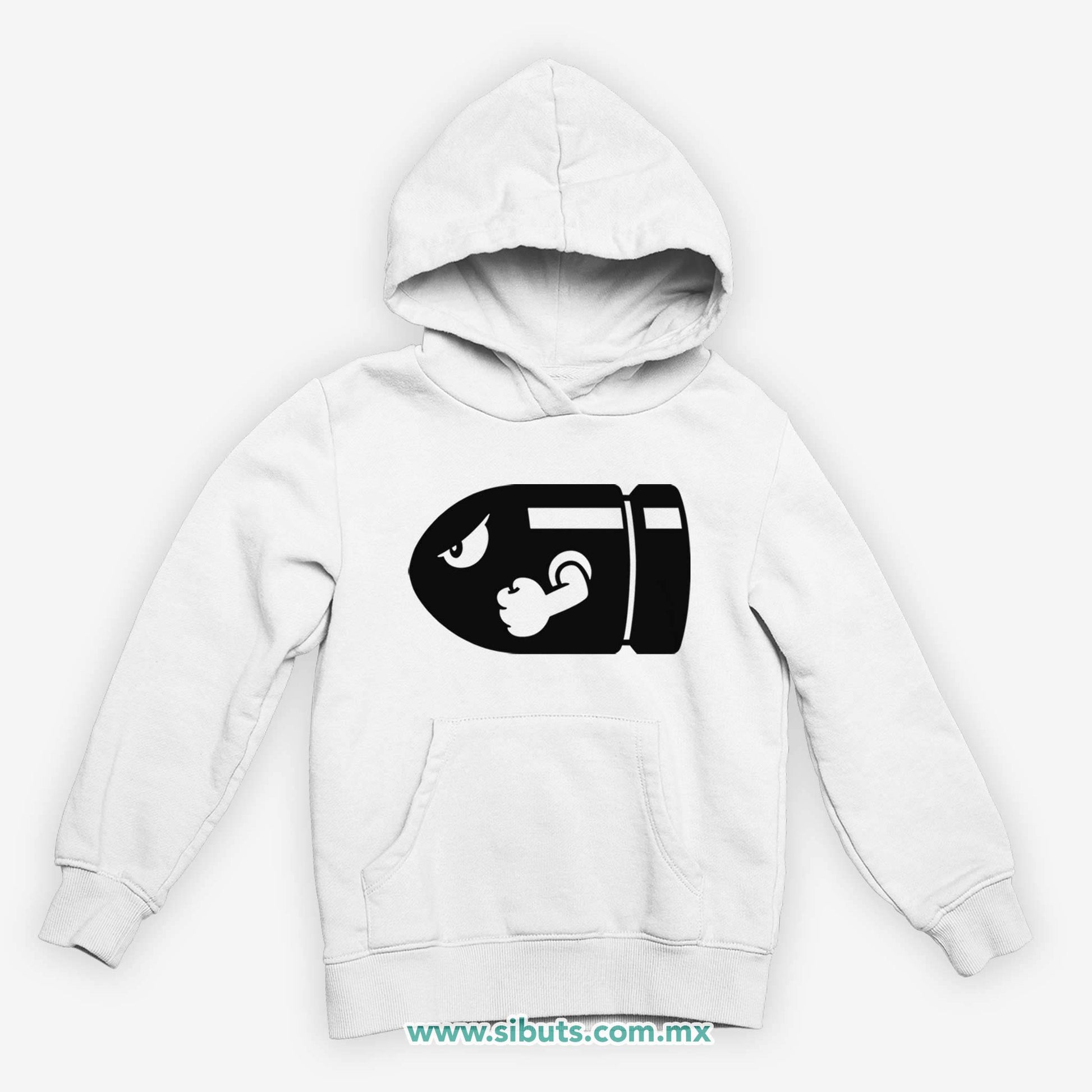 Sudadera Niño Gorro Super Mario Bross Bullet