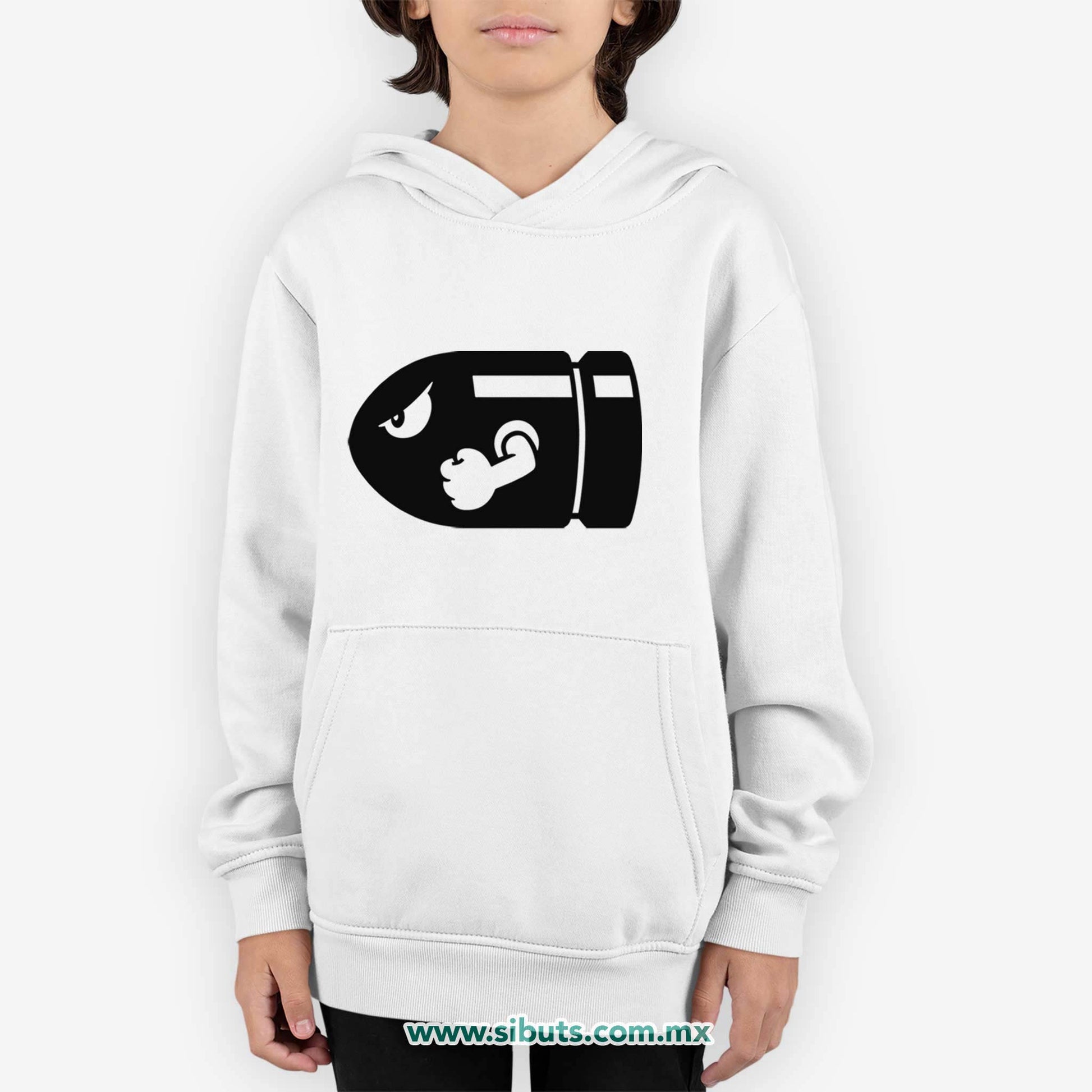 Sudadera Niño Gorro Super Mario Bross Bullet
