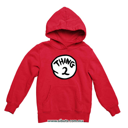 Sudadera Niño Gorro Dr. Seuss Thing 2