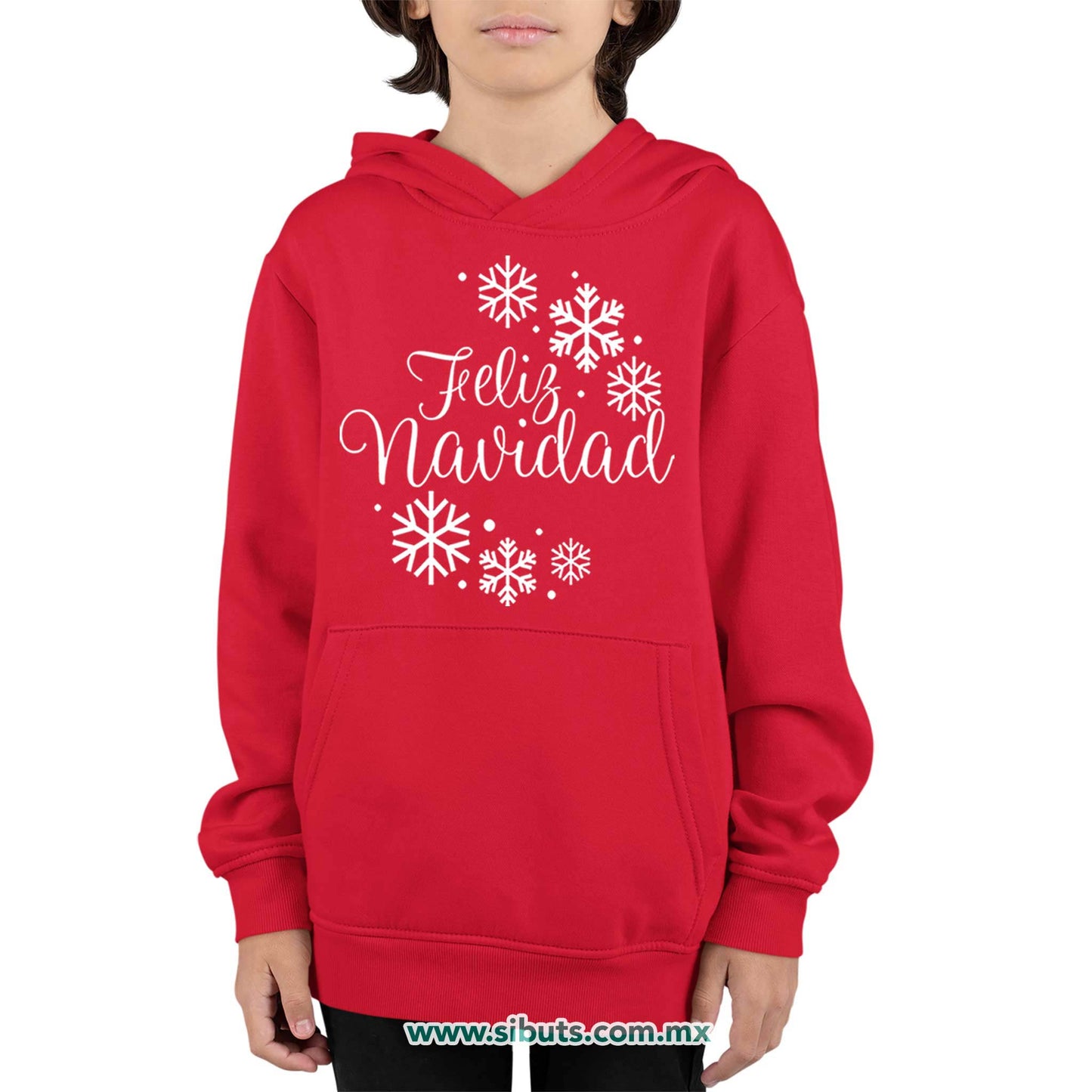 Sudadera Niño Gorro Feliz Navidad