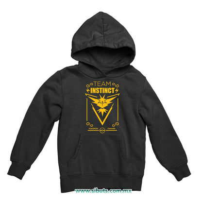 Sudadera Niño Gorro Pokemon Go Team Instinct
