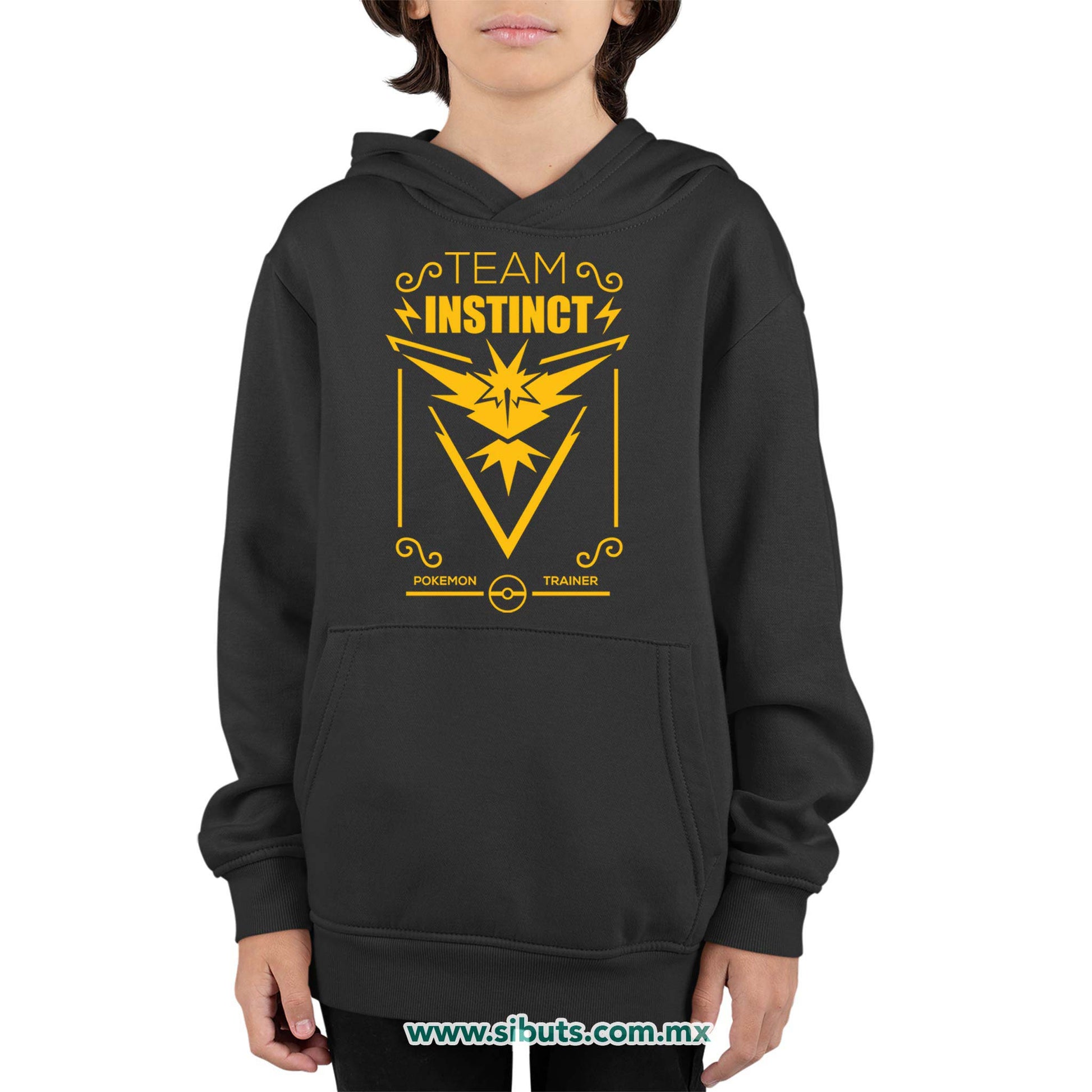 Sudadera Niño Gorro Pokemon Go Team Instinct