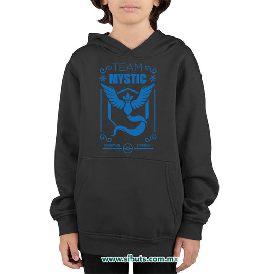 Sudadera Niño Gorro Pokemon Go Team Mystic