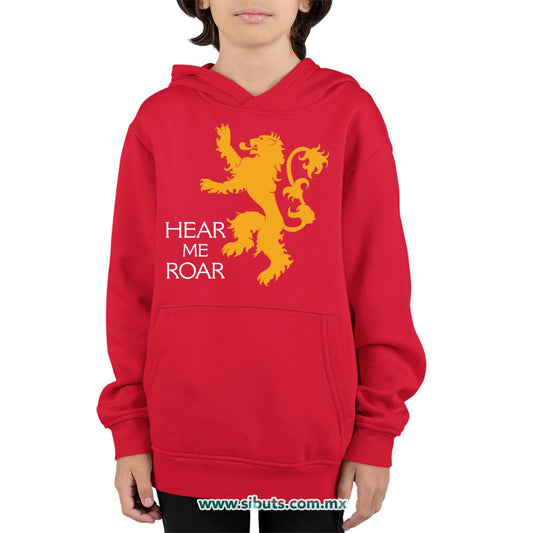 Sudadera Niño Gorro Game Of Thrones House Lanister