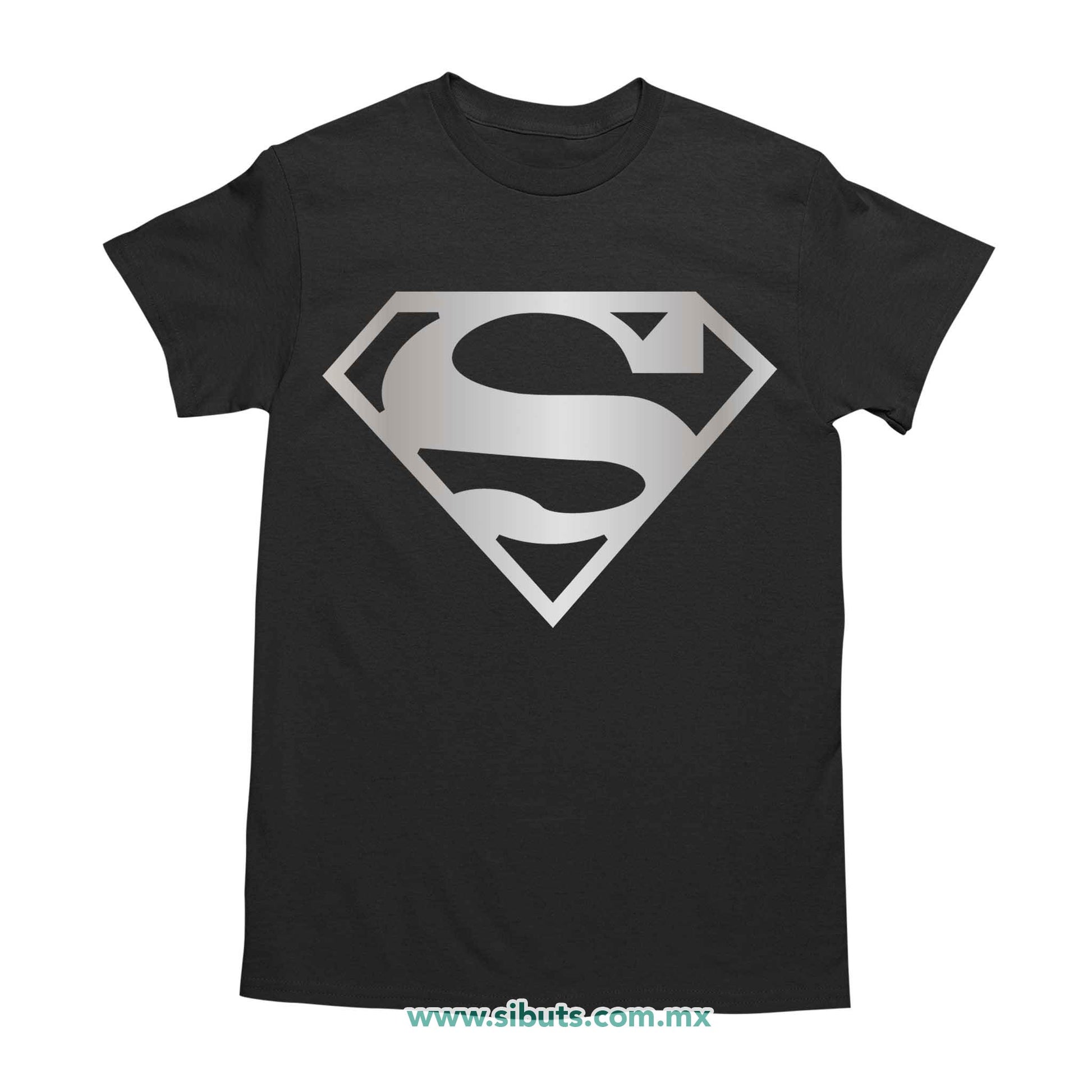 Playera Hombre Superman Silver