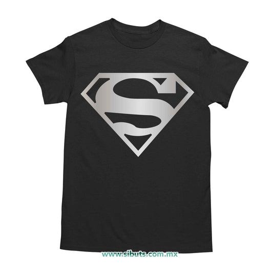 Playera Hombre Superman Silver