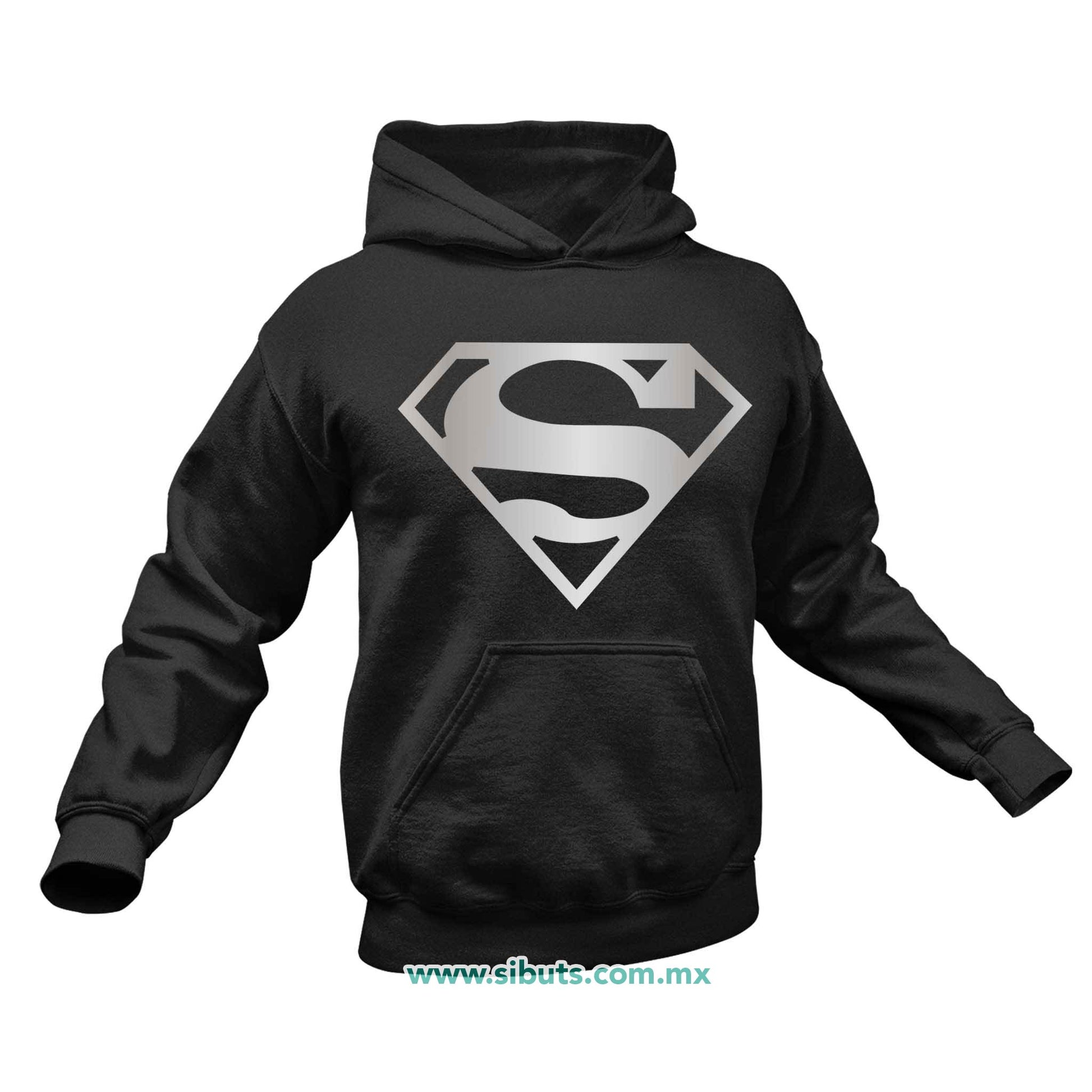 Sudadera Hombre Gorro Superman Silver