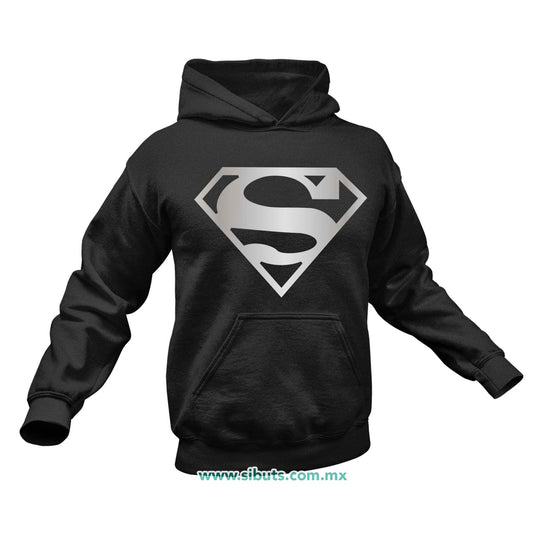 Sudadera Hombre Gorro Superman Silver