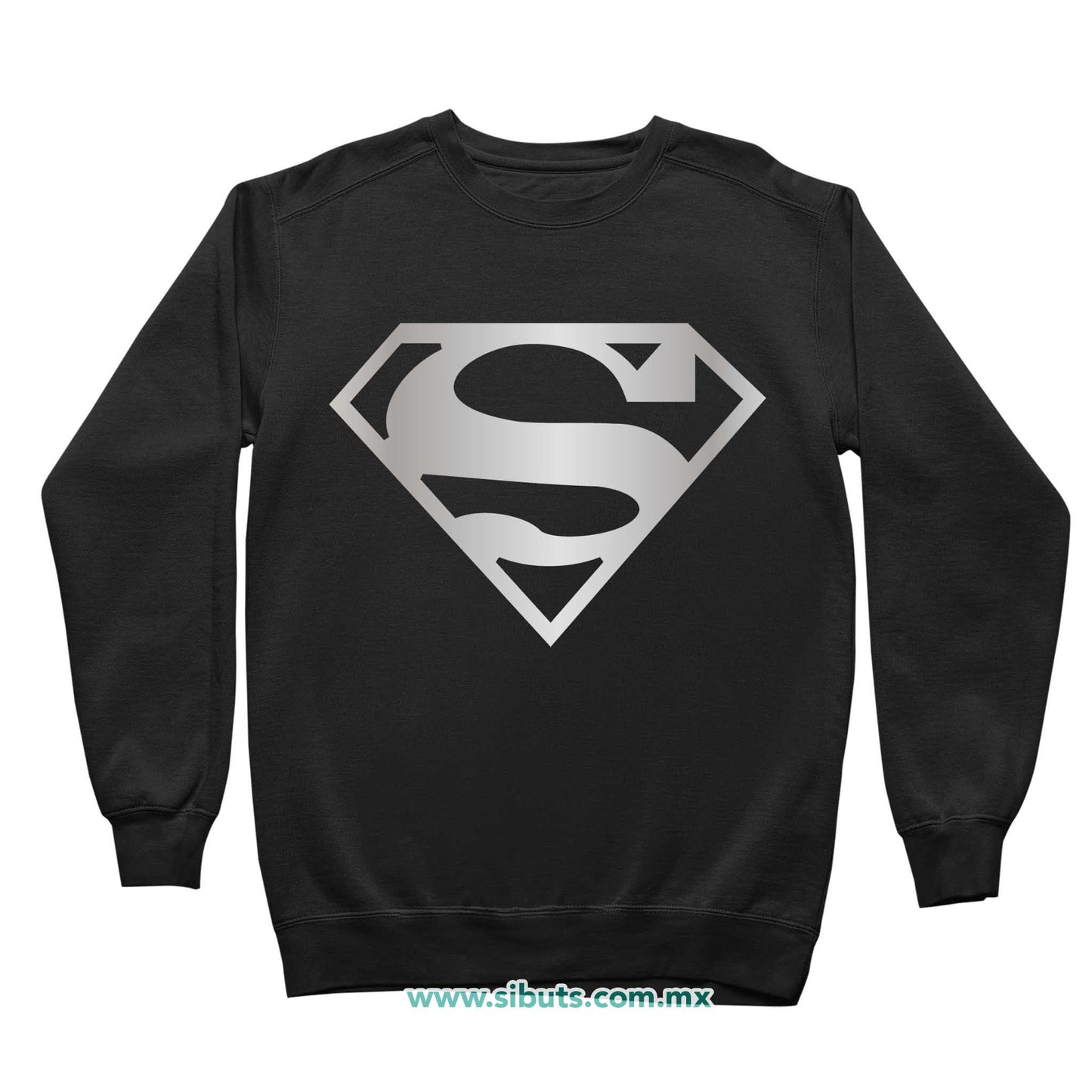 Sudadera Niño Cuello Redondo Superman Silver