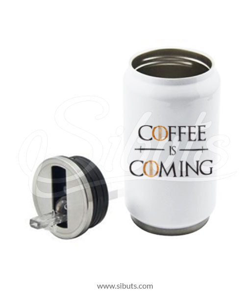 Termo Lata Térmica Coffee is Coming