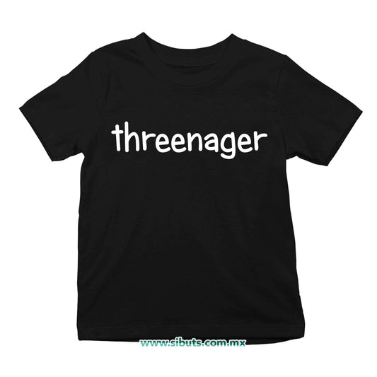 Playera Niño Threenager