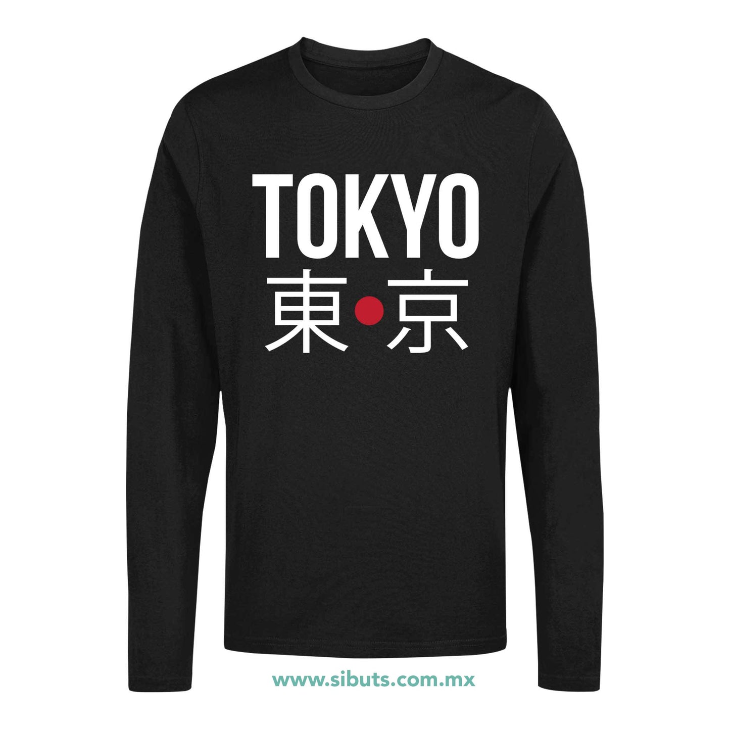 Playera Hombre Manga Larga Tokyo Japón